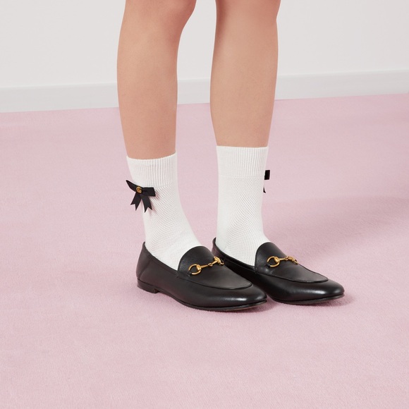 Gucci Shoes - GUCCI BLACK WOMEN'S LOAFER WITH HORSEBIT